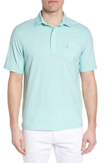 Men's Johnnie-o Jack Stripe Jersey Polo