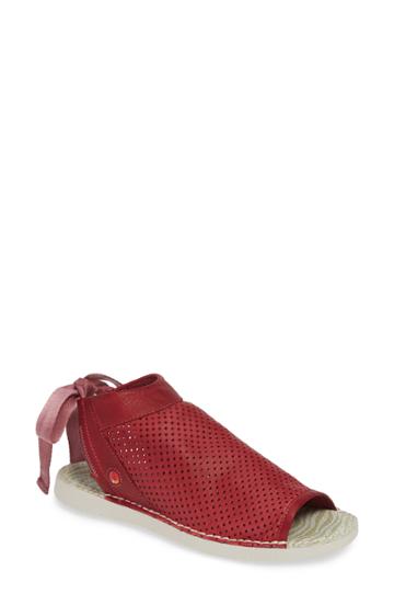 Women's Softinos By Fly London Tre Sandal .5-8us / 38eu - Red