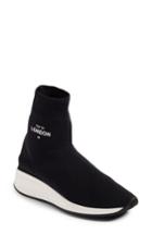 Women's Joshua Sanders Fly To High Top Sock Sneaker .5us / 35eu - Black