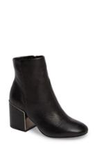 Women's Kenneth Cole New York Reeve 4 Floral Applique Bootie .5 M - Black