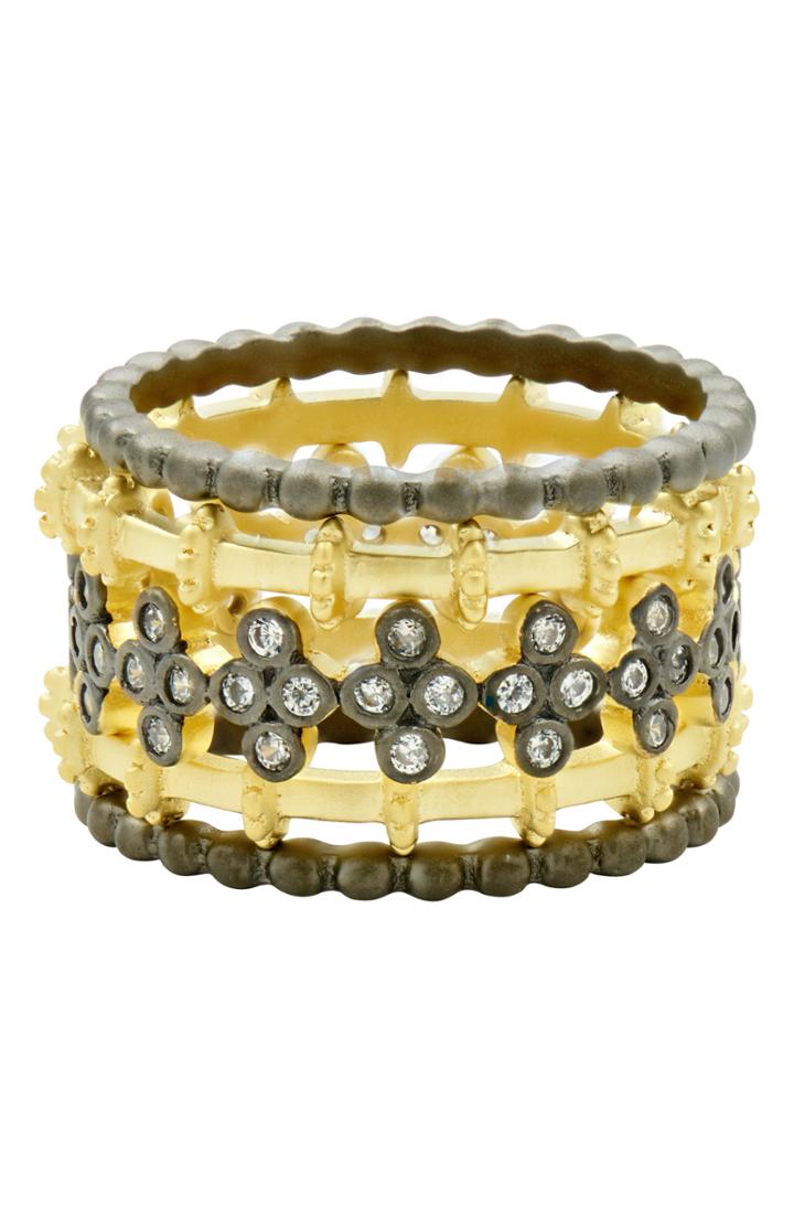 Women's Freida Rothman Imperial Stack Ring (set Of 5)