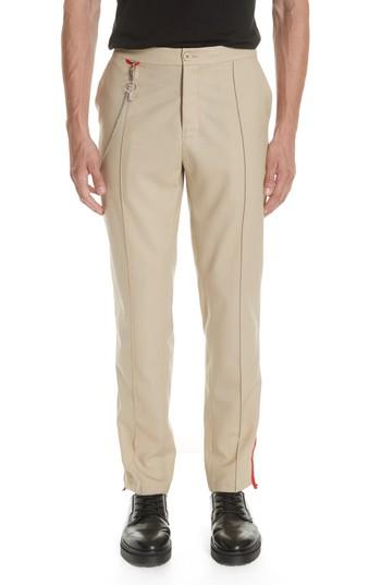 Men's Ovadia & Sons Wool Track Pants - Beige