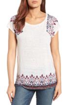 Women's Lucky Brand Embroidered Tee