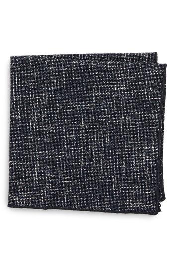 Men's Boss Texture Pocket Square, Size - Blue