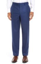 Men's David Donahue 'ryan' Classic Fit Trousers R - Blue
