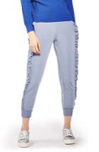 Women's Topshop Ruffle Jogger Pants Us (fits Like 0) - Blue