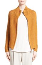 Women's Fabiana Filippi Knit Wool Blend Cardigan Us / 42 It - Metallic