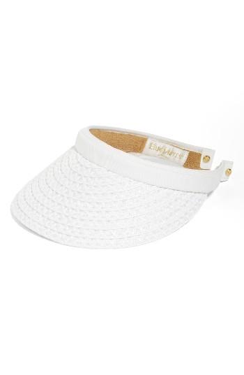 Women's Eric Javits Bradfield Packable Visor - White