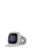 Women's David Yurman 'albion' Ring With Semiprecious Stone & Diamonds