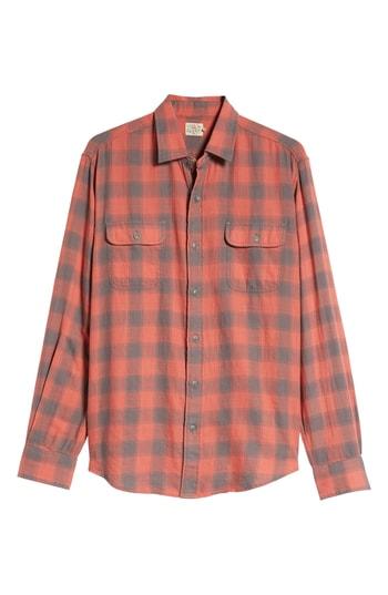Men's Faherty Belmar Buffalo Check Sport Shirt