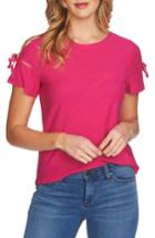 Women's Cece Bow Sleeve Knit Top - Pink