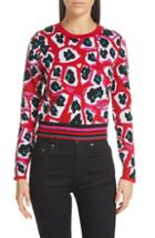 Women's Dvf Harrison Wool Blend Sweater - Red