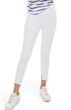 Women's Topshop Jamie Split Hem Skinny Jeans X 30 - White