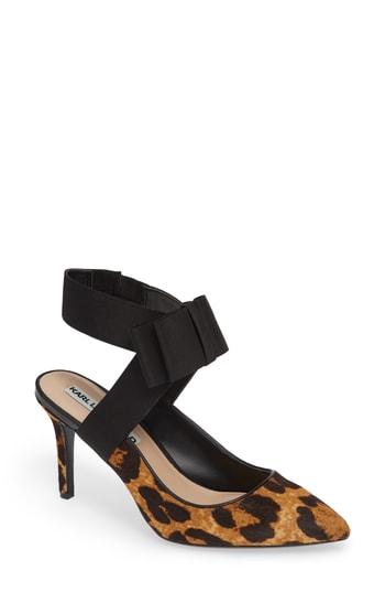 Women's Karl Lagerfeld Paris Robin Pump M - Brown