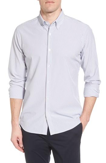 Men's Mizzen+main Callahan Stripe Sport Shirt - Blue