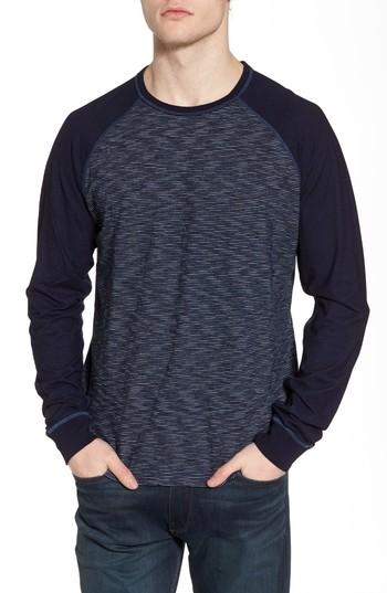 Men's Nifty Genius Jackie Stripe Raglan Pullover - Blue