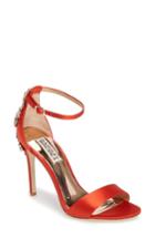 Women's Badgley Mischka Bartley Ankle Strap Sandal .5 M - Red