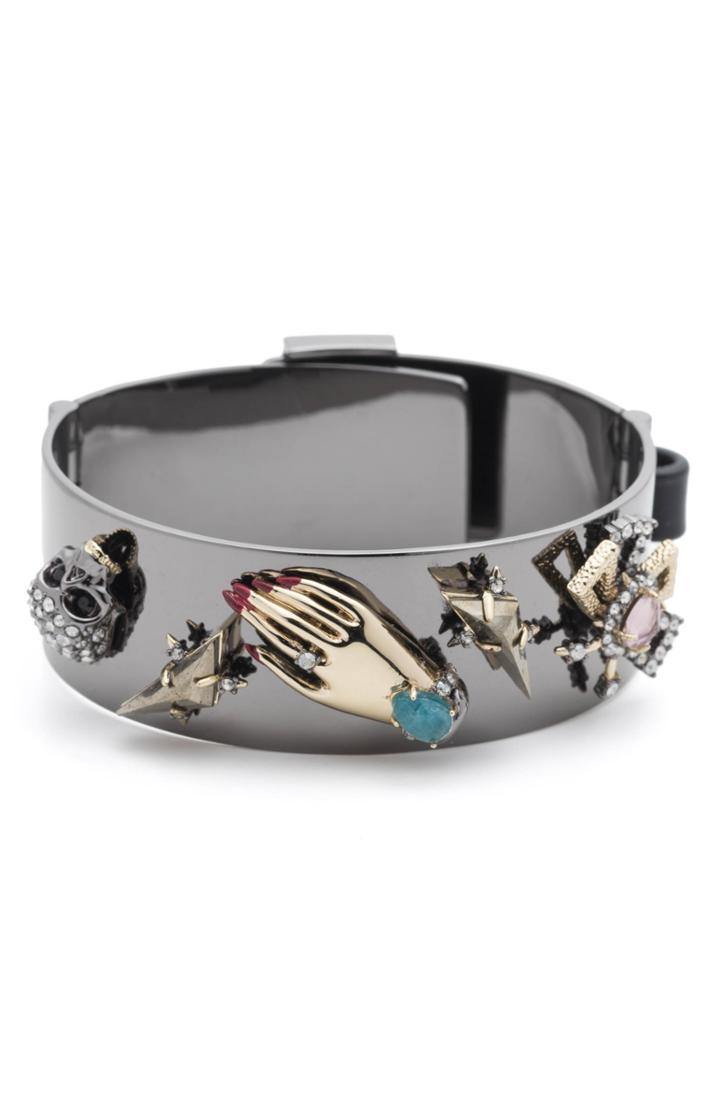 Women's Alexis Bittar Vanitas Buckle Hinge Bracelet