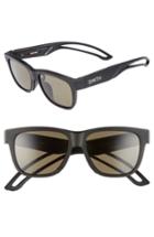 Women's Smith Lowdown Focus Slim 56mm Chromapop Sunglasses - Matte Black/ Grey Green