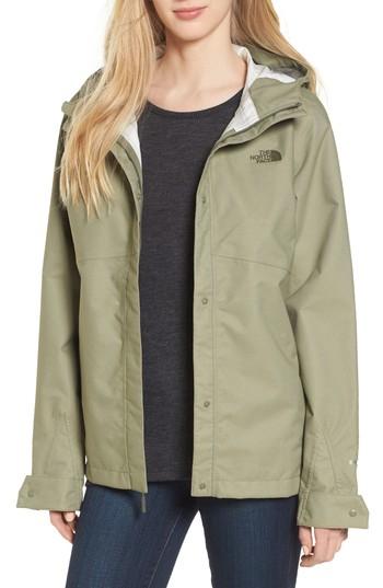 Women's The North Face Berrien Waterproof Jacket - Green