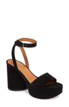 Women's Robert Clergerie Vionica Platform Ankle Strap Sandal Us / 36.5eu - Black