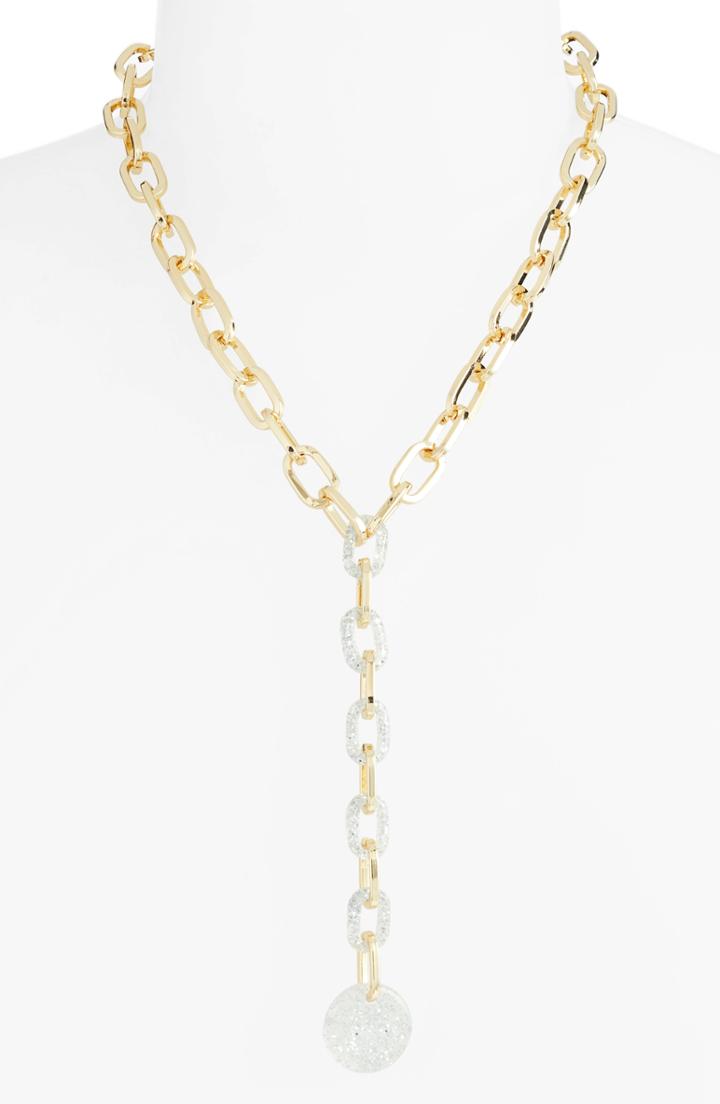 Women's Rebecca Minkoff Glitter Chainlink Y-necklace
