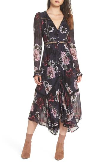 Women's Ever New Handkerchief Hem Maxi Dress
