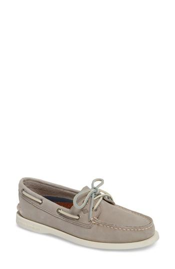 Women's Sperry 'authentic Original' Boat Shoe .5 M - Grey