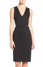 Women's Fraiche By J Ponte Cutout Sheath Dress - Black