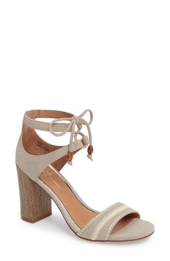 Women's Linea Paolo Haley Block Heel Sandal .5 M - Grey