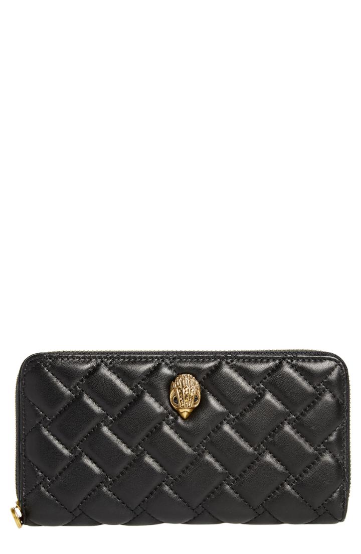 Women's Kurt Geiger London Eagle Leather Zip Around Wallet -
