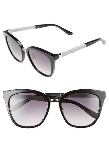 Women's Jimmy Choo Fabry 53mm Sunglasses - Black