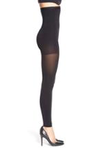 Women's Item M6 High Rise Opaque Footless Shaping Tights, Size M-l1 - Black