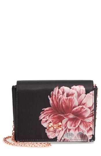 Ted Baker London Tranquility Print Evening Bag - Black