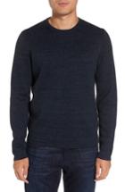 Men's Calibrate Space Dye Crewneck Sweater, Size - Blue