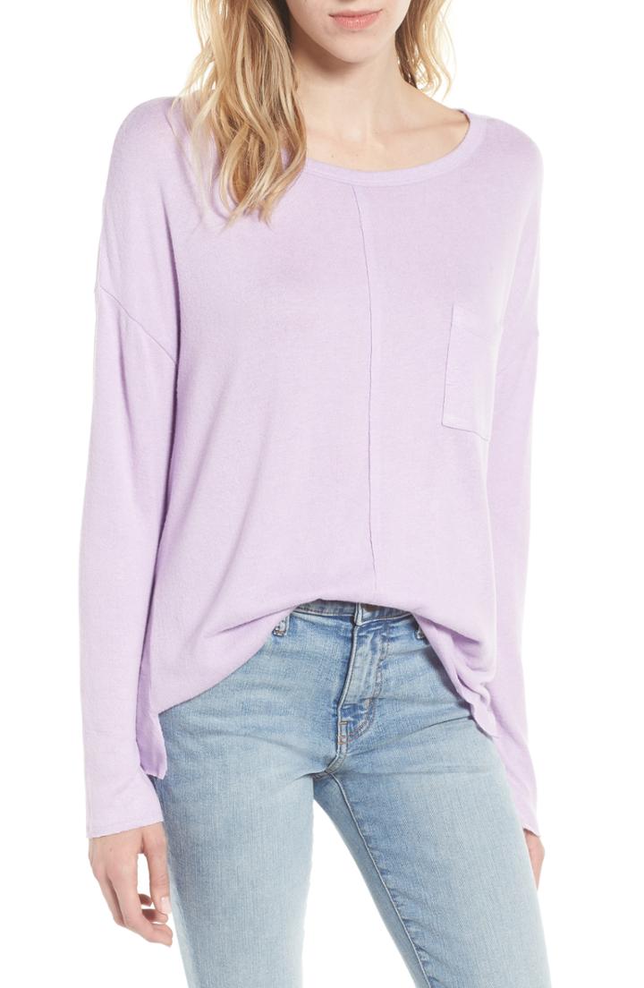 Women's Treasure & Bond Blouson Sleeve Tee - Black