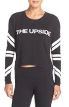 Women's The Upside Logo Crop Pullover