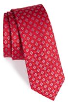 Men's The Tie Bar Bedrock Floral Silk Tie, Size - Red