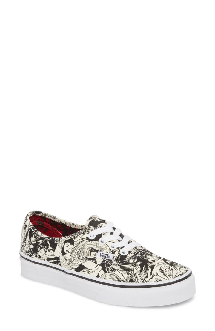 Women's Vans X Marvel Sneaker .5 M - White