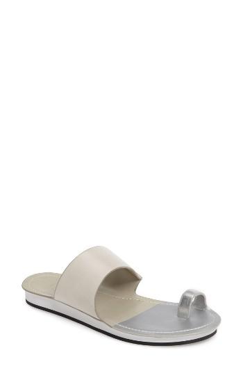 Women's 1.state Dilan Toe Loop Sandal .5 M - Grey