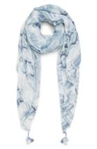 Women's Treasure & Bond Print Tassel Scarf