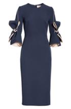 Women's Roksanda Lavette Ribbon Sleeve Dress Us / 10 Uk - Blue