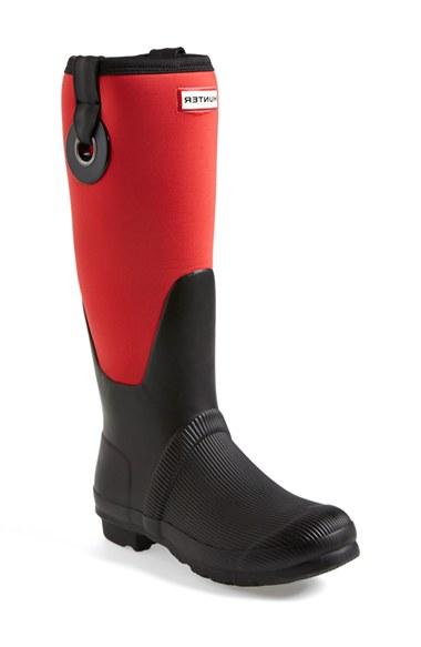 Women's Hunter 'original Scuba' Eyelet Waterproof Rain Boot