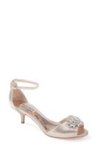 Women's Badgley Mischka Sainte Crystal Embellished Sandal M - Metallic
