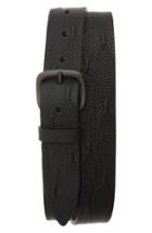 Men's Orciani Micron Pebbled Leather Belt 0 Eu - Nero