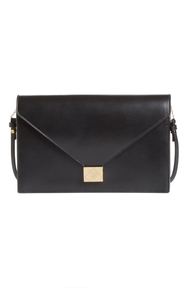 Victoria Beckham Leather Envelope Clutch -