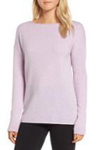 Women's Nordstrom Signature Boiled Cashmere Sweater - Purple