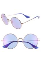 Women's Ray-ban The Ja-jo 55mm Round Sunglasses - Copper