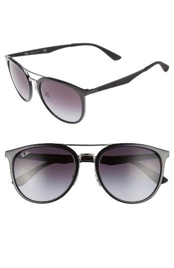 Women's Ray-ban 55mm Gradient Lens Sunglasses - Light Tortoise
