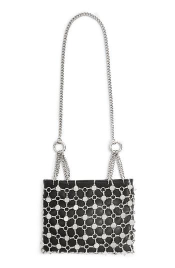 Topshop Multi Chain Shoulder Bag - Black